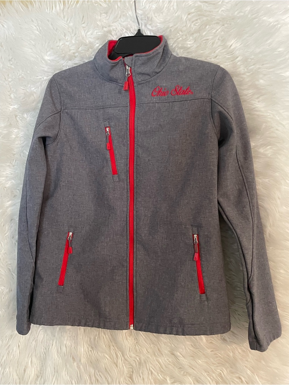 Ohio State Buckeyes Campus Classics Scarlet Series Women’s Full Zip Jacket-Small